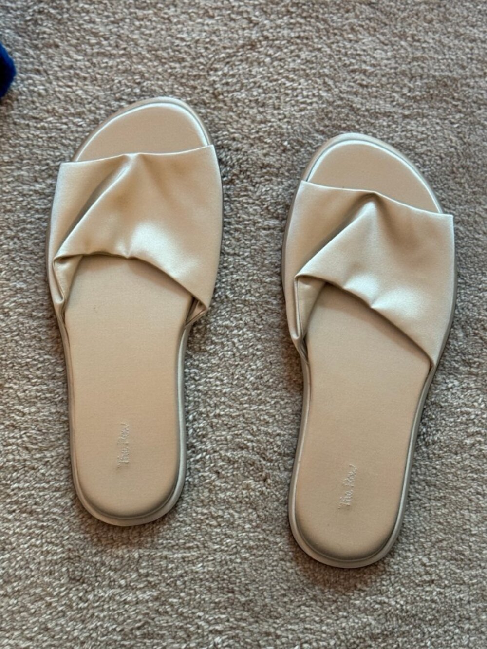 The Row Canal Satin Slides - Picture 2 of 4